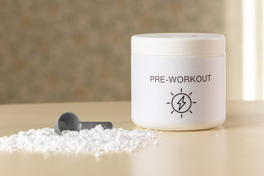 Pre-workout tub
