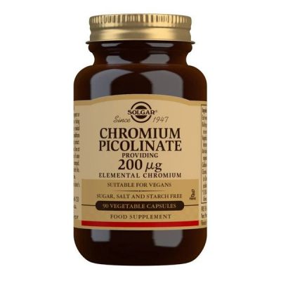 Chromium Picolinate 200 mcg Vegetable Capsules - Pack of 90