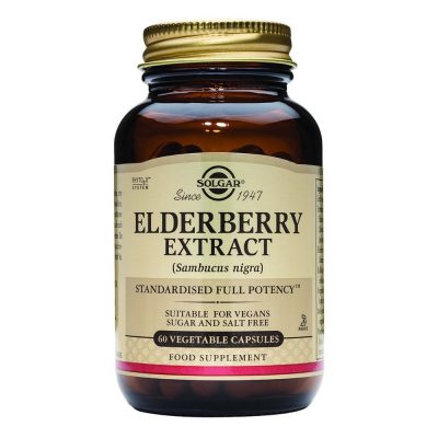 Elderberry Extract Vegetable Capsules - Pack of 60