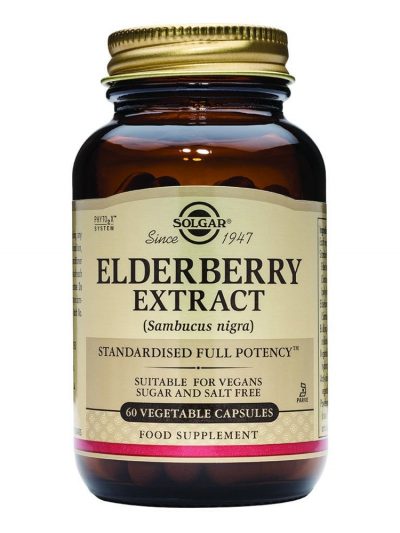 Elderberry Extract Vegetable Capsules - Pack of 60