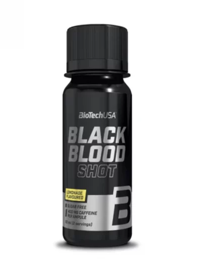 Black Blood Shot 20 x 60ml., Lemonade by BioTechUSA