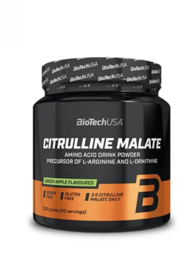 Citrulline Malate contains 300 grams Green Apple powder, produced by BioTechUSA