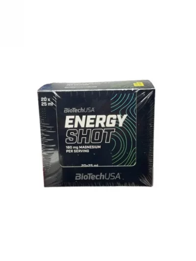 Energy Shot, contains 20 x 25 ml. ampules, by BioTechUSA