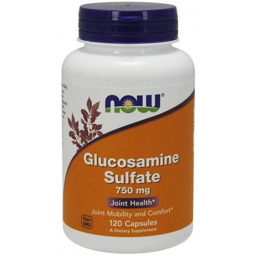NOW Foods Glucosamine Sulfate 750mg joint mobility and cartilage support supplement
