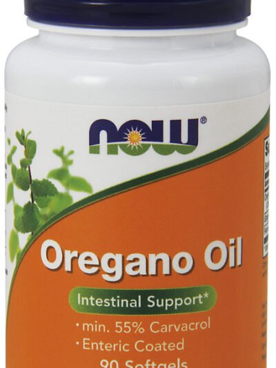 NOW Foods Oregano Oil Enteric 90 softgels standardized to 55 percent carvacrol