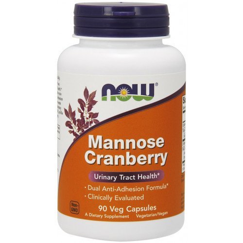 Mannose Cranberry 90 vcaps dual action urinary tract support supplement