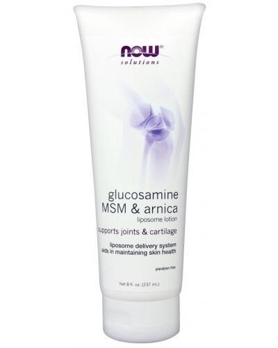 NOW Foods Glucosamine MSM Arnica Liposome Lotion 237 ml