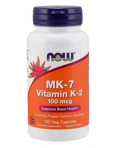 NOW Foods MK-7 Vitamin K-2 100mcg – 120 Vcaps