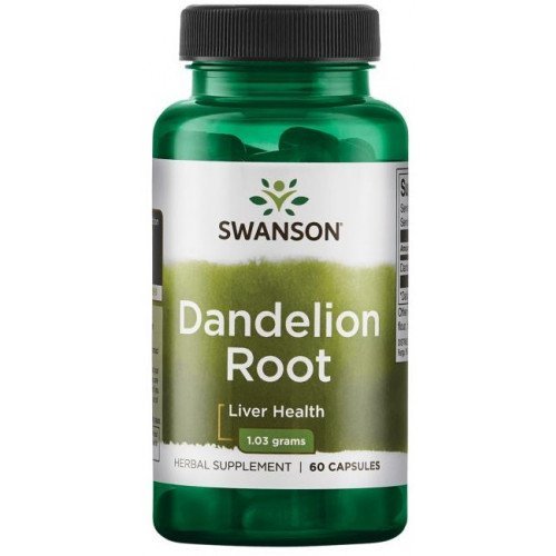 Swanson Dandelion Root capsules for liver detox and antioxidant support