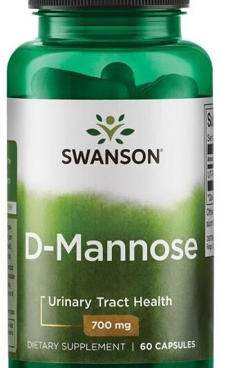 Swanson D-Mannose capsules for urinary tract support and balance