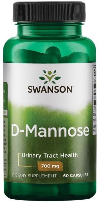 Swanson D-Mannose capsules for urinary tract support and balance