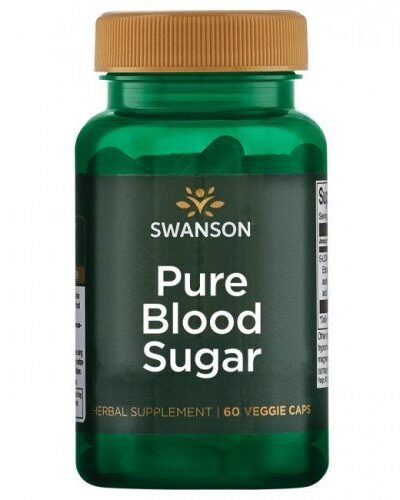 Swanson Pure Blood Sugar capsules for healthy glucose and insulin support
