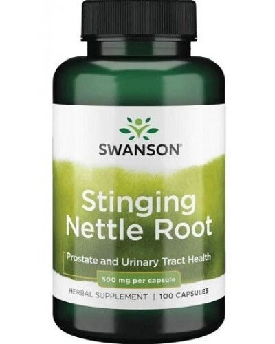Swanson Stinging Nettle Root 500 mg capsules for prostate and urinary support