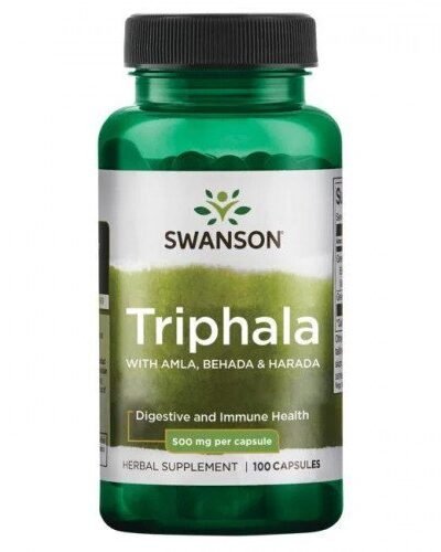 Swanson Triphala 500 mg 100 capsules Ayurvedic digestive cleanse