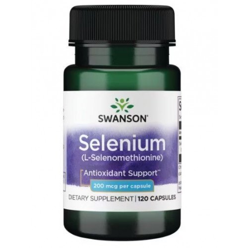 Swanson Selenium capsules for antioxidant, thyroid and immune support